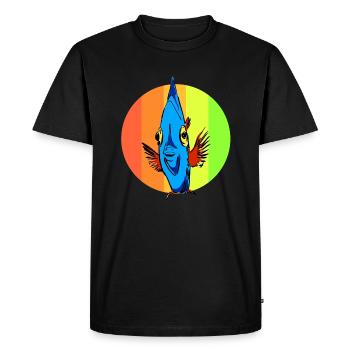 poissons nemo sous-marin zoo animaux nager mer - T-shirt Premium bio Homme - noir - Devant - Nico (187cm)