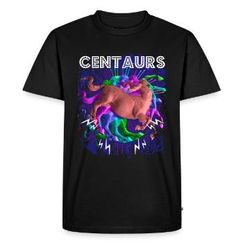 Centaur Centaurus Greek mythology gift - Men's Premium Organic T-Shirt - black - Front - Nico (187cm)
