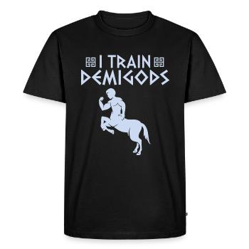 Centaur Centaurus Greek mythology gift - Men's Premium Organic T-Shirt - black - Front - Nico (187cm)