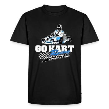 GoKart - Karting - Kart - Go Kart - T-shirt Premium bio Homme - noir - Devant - Nico (187cm)