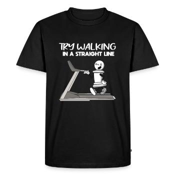 Essayez de courir directement sur Chess Pawn Piece - T-shirt Premium bio Homme - noir - Devant - Nico (187cm)