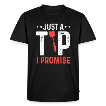 Juste un conseil que je promets à Darts Jersey Darts Team - T-shirt Premium bio Homme - noir - Devant - Nico (187cm)