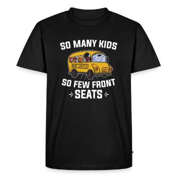 Bus driver bus driving school bus bus driver's license - Men's Premium Organic T-Shirt - black - Front - Nico (187cm)
