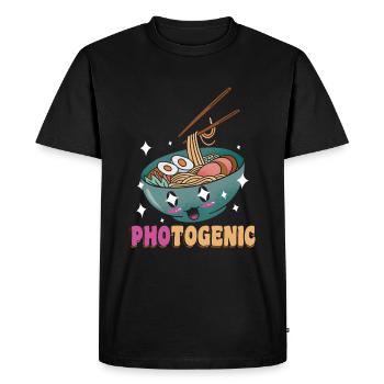 Photogenic Pho Noodle Soup Vietnamese Food - Men's Premium Organic T-Shirt - black - Front - Nico (187cm)