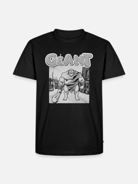 Homme géant - T-shirt Premium bio Homme - noir