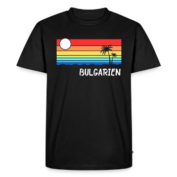 Bulgarie Vacances Balkans Idée - T-shirt Premium bio Homme - noir - Devant - Nico (187cm)