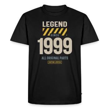 1999 - Men's Premium Organic T-Shirt - black - Front - Nico (187cm)