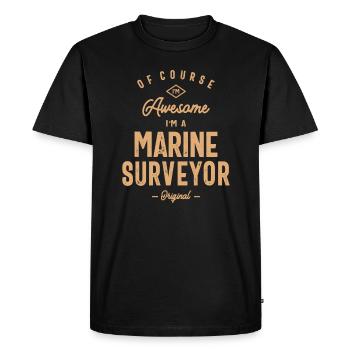 Impressionnant expert maritime - T-shirt Premium bio Homme - noir - Devant - Nico (187cm)