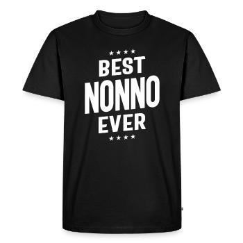 Meilleur Nonno de tous les temps - Papa chéri, grand-père bien-aimé - T-shirt Premium bio Homme - noir - Devant - Nico (187cm)
