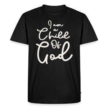 Child Of God - Embrace Your Divine Identity - Men's Premium Organic T-Shirt - black - Front - Nico (187cm)