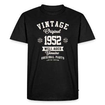 1952 71st Birthday Gifts 71 Year Old Men Women - Men's Premium Organic T-Shirt - black - Front - Nico (187cm)
