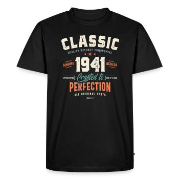 1941 83e anniversaire cadeaux 83 ans hommes femmes - T-shirt Premium bio Homme - noir - Devant - Nico (187cm)