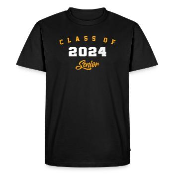 Class Of 2024 - Graduation 2024 - Men's Premium Organic T-Shirt - black - Front - Nico (187cm)