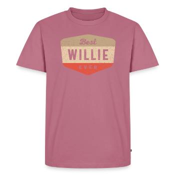 Bester Willie aller Zeiten Lustiger Name Willie - Männer Premium Bio T-Shirt - Mauve - Vorne - Nico (187cm)