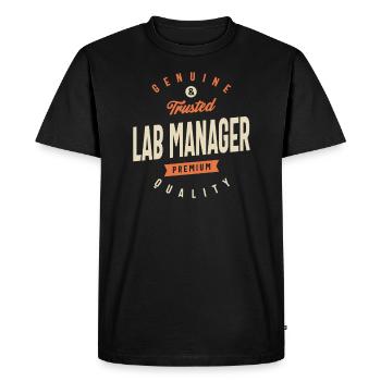 Lustiger Beruf - Laborleiter - Männer Premium Bio T-Shirt - Schwarz - Vorne - Nico (187cm)