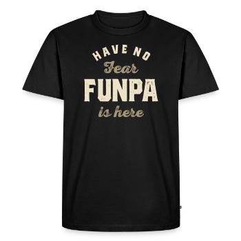 N’ayez crainte, Funpa est là - Journée des grands-parents - T-shirt Premium bio Homme - noir - Devant - Nico (187cm)