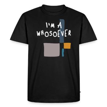 Je suis un n’importe qui - Citation chrétienne audacieuse - T-shirt Premium bio Homme - noir - Devant - Nico (187cm)