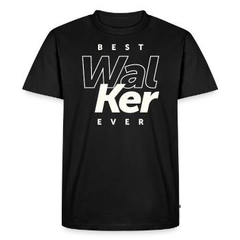 Best Walker Ever Personalized Name Walker - Men's Premium Organic T-Shirt - black - Front - Nico (187cm)