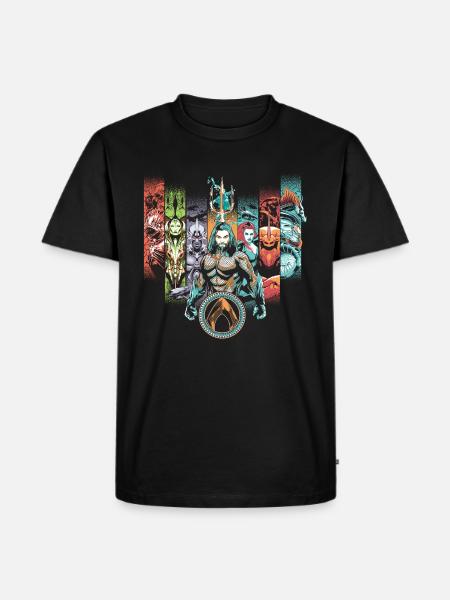 Aquaman Film Characters - Men's Premium Organic T-Shirt - black