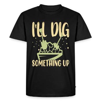 Gold Panning Gold Panning Gold Prospectors Gold - Men's Premium Organic T-Shirt - black - Front - Nico (187cm)
