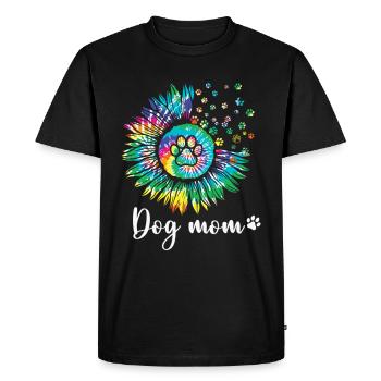 Hippie Cadeau Chien Maman Femmes - T-shirt Premium bio Homme - noir - Devant - Nico (187cm)
