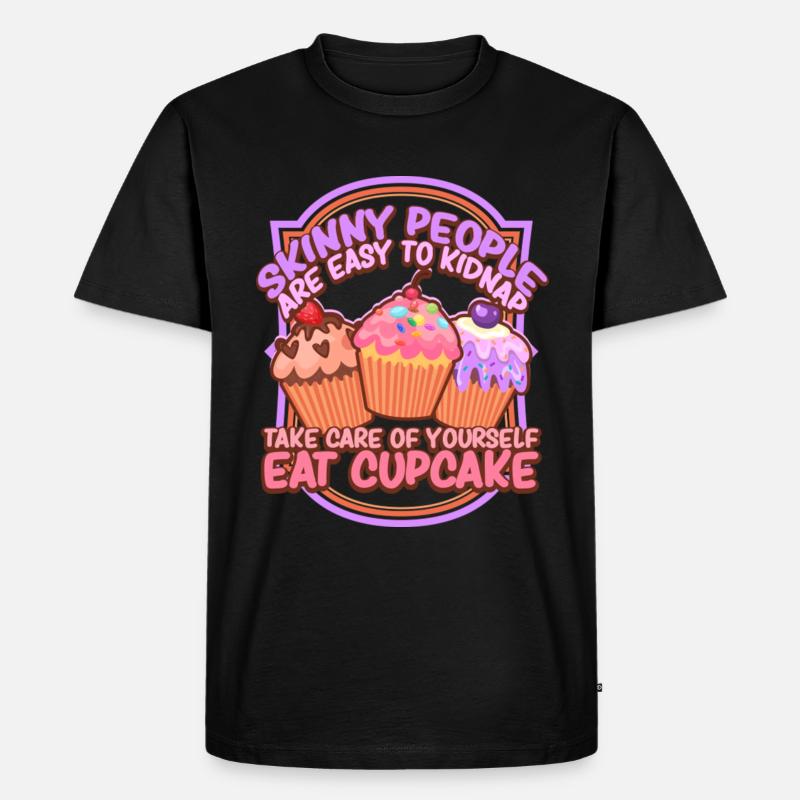 Cupcakes Baking Cupcake Bakery Owner - Männer Premium Bio T-Shirt - Schwarz