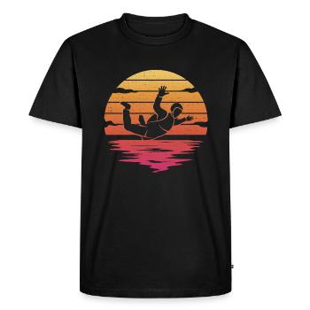 Skydiver Skydiver Skydiving Parachute - Men's Premium Organic T-Shirt - black - Front - Nico (187cm)