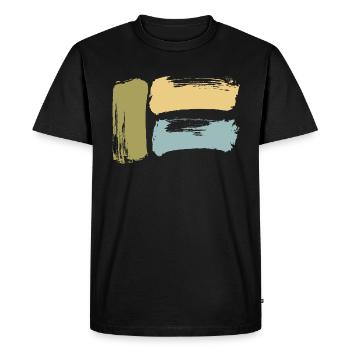 Abstract art - Men's Premium Organic T-Shirt - black - Front - Nico (187cm)