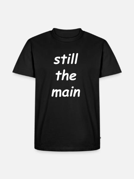 StillTheMain Gift HandOfBlood Youtuber Idea - Men's Premium Organic T-Shirt - black