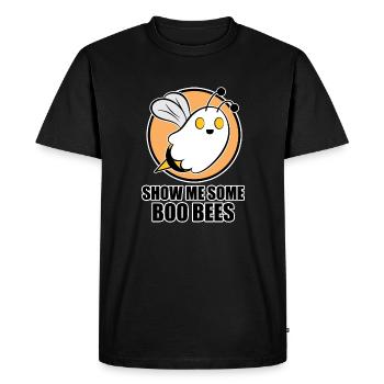 Boo Bees - Halloween Montrez-moi des abeilles Boo - T-shirt Premium bio Homme - noir - Devant - Nico (187cm)