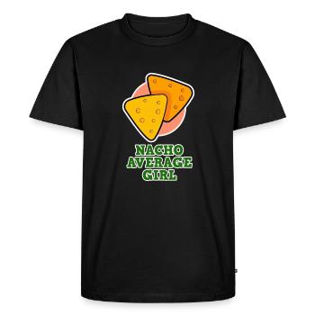 Nacho for parties - Nacho Average Girl - Men's Premium Organic T-Shirt - black - Front - Nico (187cm)