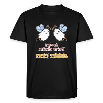 Boo Bees - N'ayez pas peur de mes Boo Bees - Ladies - T-shirt Premium bio Homme - noir - Devant - Nico (187cm)