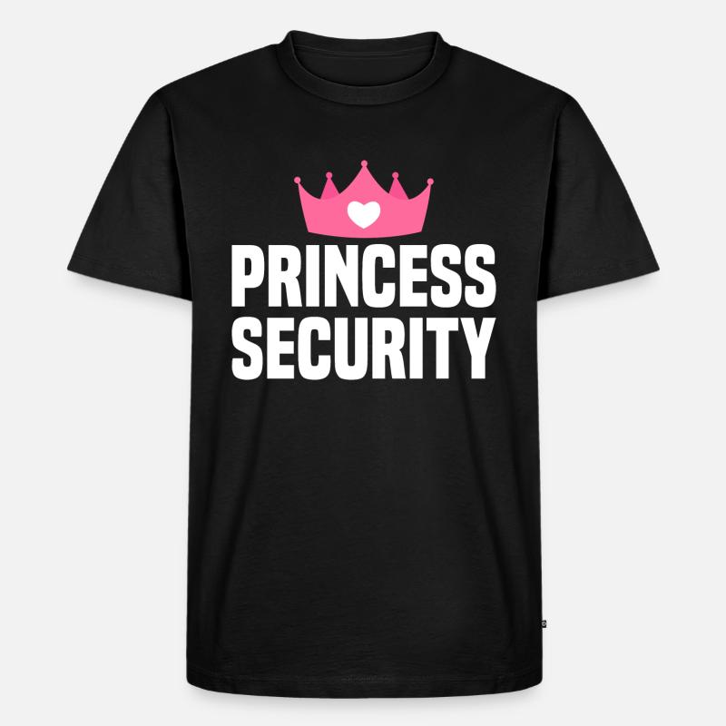 Sécurité de la princesse - T-shirt Premium bio Homme - noir