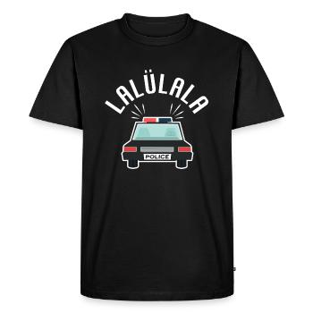 Police enfants voiture de police Tatütata - T-shirt Premium bio Homme - noir - Devant - Nico (187cm)