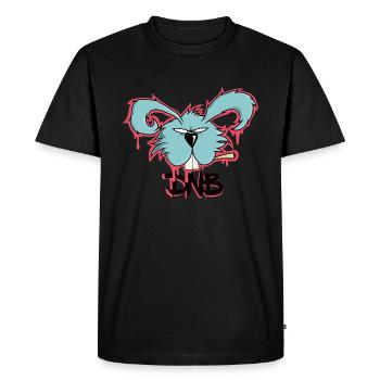 DNB Hase Drum’n’bass D’n’B Jungle Music Joint Weed - T-shirt Premium bio Homme - noir - Devant - Nico (187cm)