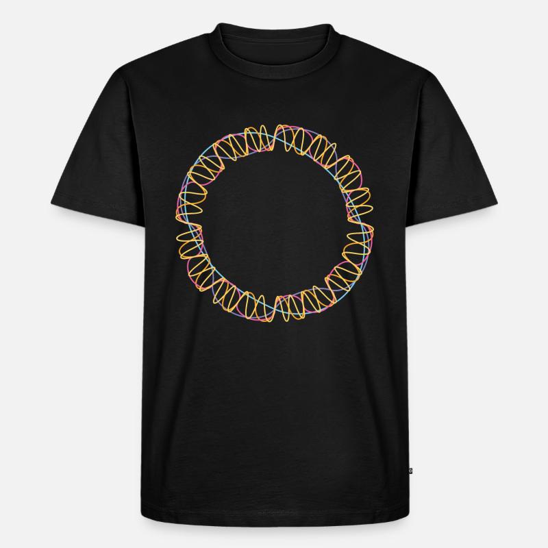 Stringtheorie Wissenschaft - Männer Premium Bio T-Shirt - Schwarz