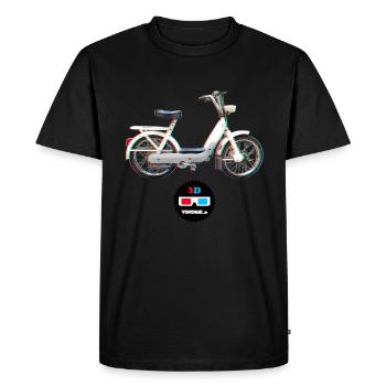 Vintage - Ciao 3D - T-shirt Premium bio Homme - noir - Devant - Nico (187cm)