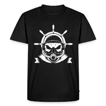 DIVING DIVERS HOBBY SPORTS GIFT DIVING DIVE - Men's Premium Organic T-Shirt - black - Front - Nico (187cm)