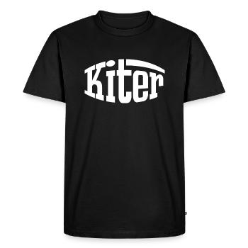Kite Kiten Kitesurfer - T-shirt Premium bio Homme - noir - Devant - Nico (187cm)