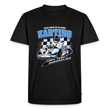 GoKart - Karting - Kart - Go Kart - T-shirt Premium bio Homme - noir - Devant - Nico (187cm)
