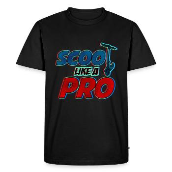 Scoot comme un Pro! Cadeau cool pour les scooters cascadeurs - T-shirt Premium bio Homme - noir - Devant - Nico (187cm)