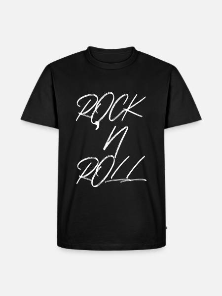 ROCK ET ROLL - T-shirt Premium bio Homme - noir