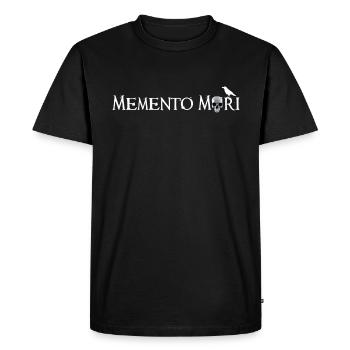 Memento Mori - - Männer Premium Bio T-Shirt - Schwarz - Vorne - Nico (187cm)
