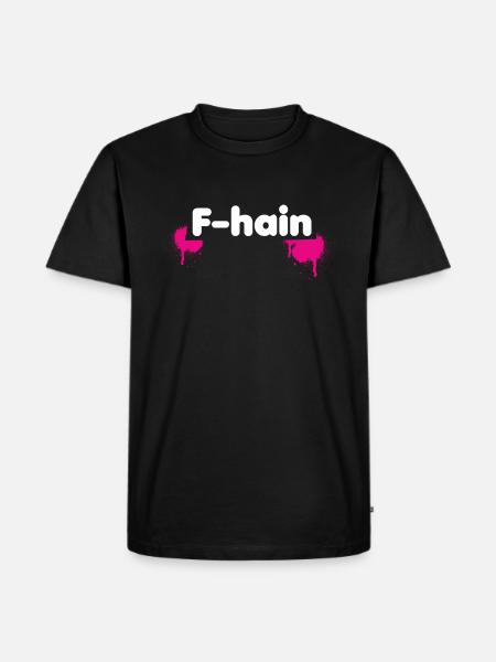F-Hain Berlin - Men's Premium Organic T-Shirt - black