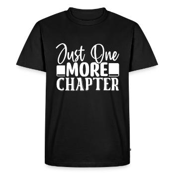 Just one more Chapter - Men's Premium Organic T-Shirt - black - Front - Nico (187cm)