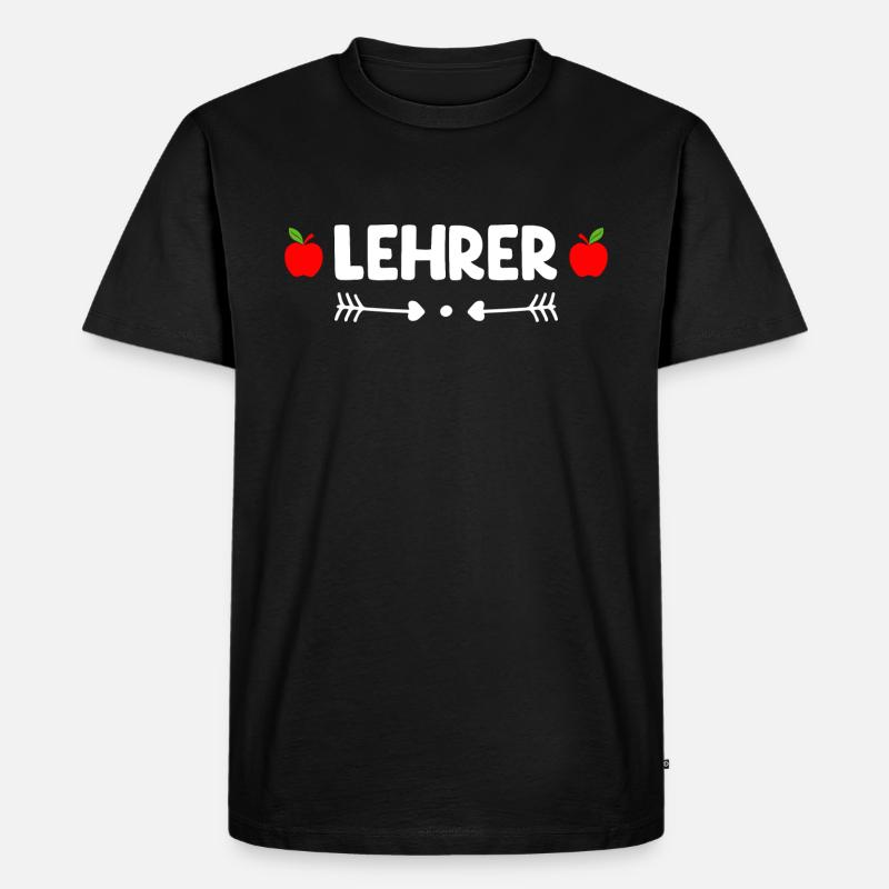 Lehrer - Männer Premium Bio T-Shirt - Schwarz