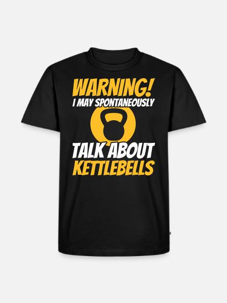 Kettlebell Cadeaux Haltère sphérique Fitness - T-shirt Premium bio Homme - noir
