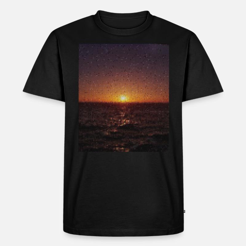 sunset again - Männer Premium Bio T-Shirt - undefined
