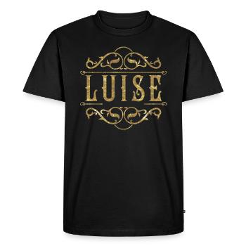Luise or - T-shirt Premium bio Homme - noir - Devant - Nico (187cm)