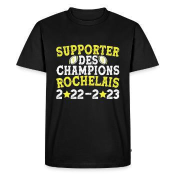 La Légende Prend Sa Retraite 2023 Cadeau - T-shirt Premium bio Homme - noir - Devant - Nico (187cm)
